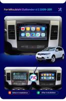 AWESAFE PX9 inalámbrico CarPlay Android Auto Radio para Mitsubishi Outlander 2 2005 2006 2007 2008 2009 2010 2011 2012 Citroen C-Crosser Peugeot 4007 coche reproductor multimedia GPS 2 din autoradio volante controles RDS Bluetooth - details 3