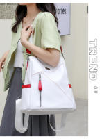 Mochila De Cuero Suave Para Mujer Antirrobo Con Cierre De Cremallera Casual Para Escuela Bolsa De Hombro Sencillo Verano - details 13