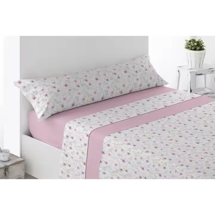 TODOBIEN STORE - Juego Sábana Cama 135,150- Juego de Sábanas para Cama 3 Piezas, Bajera Ajustable, Encimera, 1 Funda Almohada - 1