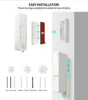 Motorizador Inteligente WiFi Tuya Para Cortina Cadenas Rollos De Herrajes Con Timer RF Control Remoto Alexa Google Assistant - details 7