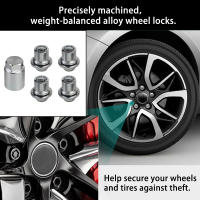 Juego De Tornillos De Bloqueo De Rueda Antirrobo 33MM/44MM Altura Con 4Tornillos + 1Llave M12x1.5 Para Toyota Lexus PT27648100 - details 6