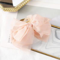 Haimeikang Pinza De Cabello De Malla Para Mujer Estilo Coreano Verano Accesorios De Cabello Solid Color Decorativos Para Peinado - details 6