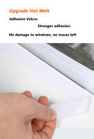 Cortina De Ventana Invernal Transparente De Plástico Grueso Antiviento Aislante Térmico Para Dormitorio Protección Contra El Frío - details 6