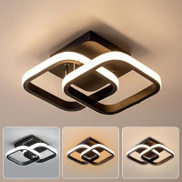Lámpara De Techo Moderna En Metal Tres Tonos Para Sala De Estar Pasillo Balcón Decoración Del Hogar Incluye Bombillas Fuente De Alimentación AC 85-265V - details 13
