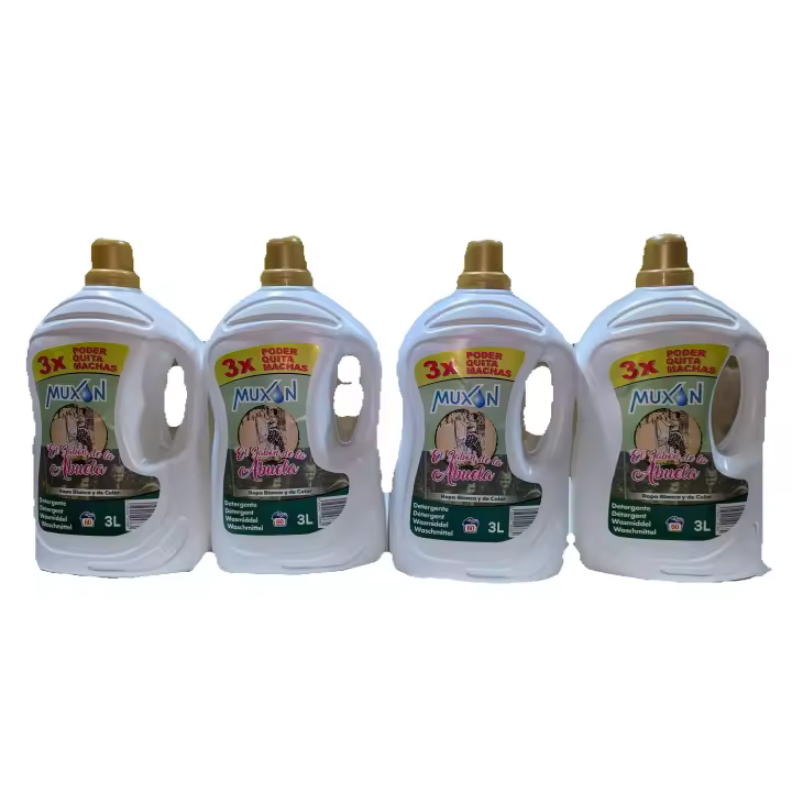 DETERGENTE LIQUIDO JABON DE LA ABUELA MUXAM 3L PACK 4 UNI - 1