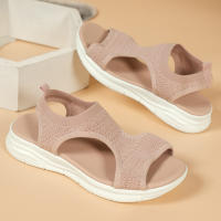Sandalias De Verano Para Mujer 2024 Cómodas Casual Deportivas Con Plataforma Y Tacón Bajo Sandalias Romanas Talla Grande Para Playa - details 8
