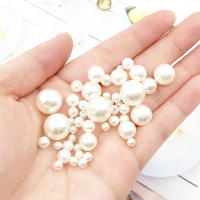 Set De 720 Piezas Con Estrellas Doradas Corazones Y Cuentas Redondas CCB Para Creación De Joyería DIY Incluye 470 Piezas De Perlas De Imitación ABS De Tamaños 4 6 8 10 12 Mm - details 4
