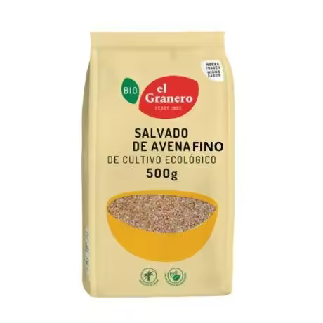 Salvado Fino de Avena Bio 500g El Granero Integral - 1