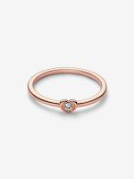 Pandora - Anillo Corazón Radiante - Baño de Oro Rosa de 14K - details 1