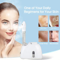Humidificador De Rostro Profesional Portátil Con Spray Deiones Caliente Y Fría Máquina De Vapor De Rostro Nano Para Limpieza Profunda Spa - details 2