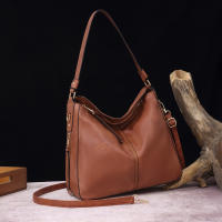 Bolso De Hombro De Cuero Para Mujer Bolsa De Mano Vintage De Gran Capacidad Bolso De Moda Casual Bolsa Tote De Lujo - details 2