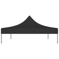 vidaXL Techo de carpa para celebraciones negro 4x3 m 270 g/m² - details 3