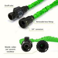 Tubo De Jardín Expansible 100ft Universal Triple Longitud Duradero Sin Batería Multiusos Para Jardinado Y Riego - details 3