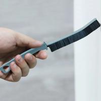 Cepillo De Limpieza Para Grietas Con Manija Larga Dureza Alta Para Ducha Azulejos Ralladura Ventanas Herramienta Multifuncional De Limpieza Del Hogar - details 0