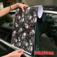 Pegatina De Coche 30x60cm Resistente a Rasguños Adhesiva De Vinilo Para Tuning De Automóviles Accesorios Para Ventanas Y Parachoques - details 0