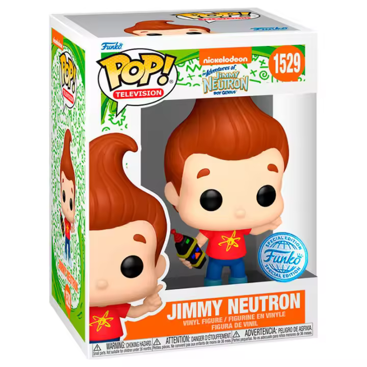 Figura Pop Jimmy Neutron-Figura de Vinilo Coleccionable - Idea de Regalo- Mercancia Oficial - Juguetes para Niños y Adultos - Movies Fans - Muñeco para Coleccionistas y Exposición - 1