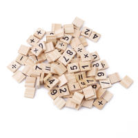 100pcs Abecedario Wooden Letters Ingles Alfanumerico Adornos Para Manualidades Palabras Inglesas Juguetes Educativos De Madera Para Niños - details 4