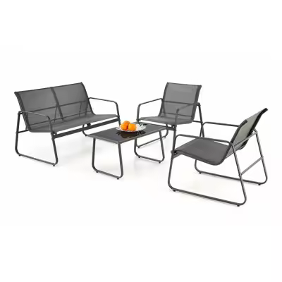Conjunto de muebles de exterior Houston 1636, Muebles ES, Metal, Textil - 1