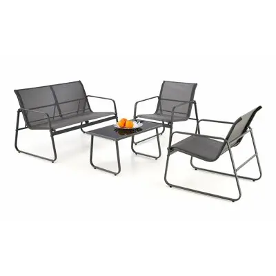 Conjunto de muebles de exterior Houston 1636, Muebles ES, Metal, Textil - 1