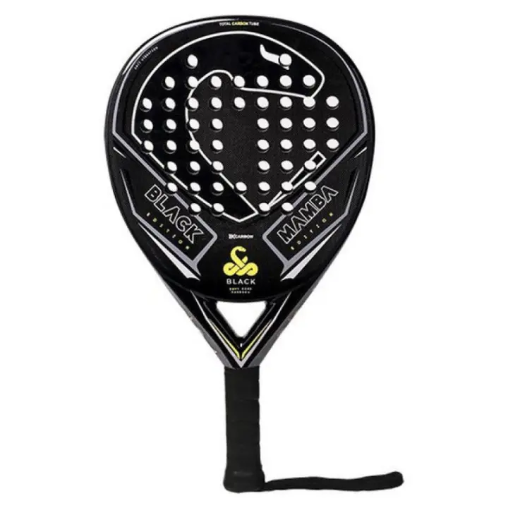 Pala de Pádel Vibora Black Mamba Advanced 2020 con Tecnología Antivibration y Planos Carbon+ - 1