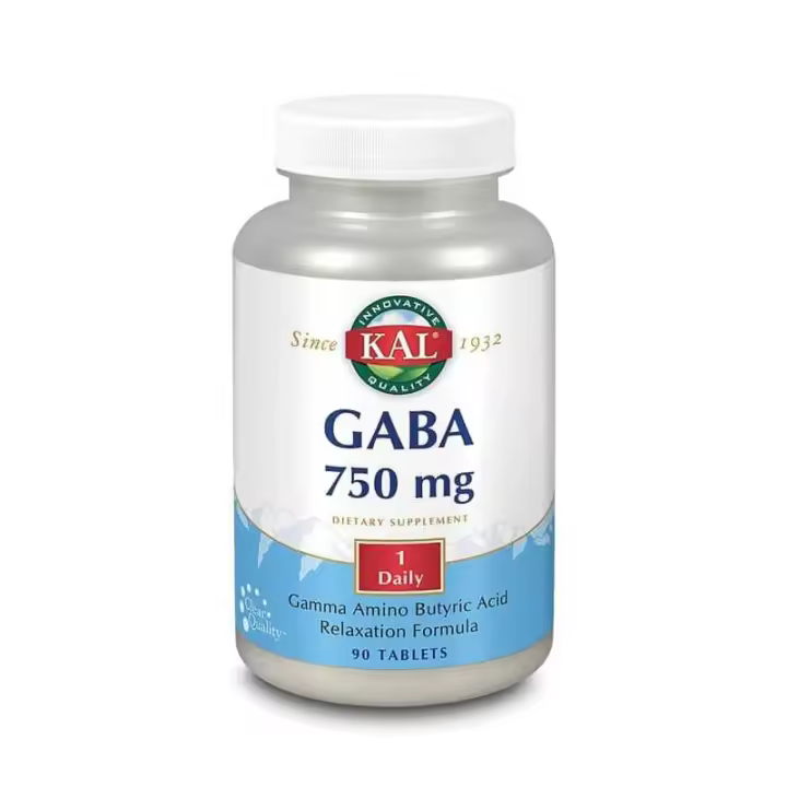 Kal Suplemento GABA 750MG 90 Comprimidos - Relajación Profunda - 1