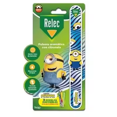 RELEC PULSERA CITRONELA INFANTIL MINIONS - 1