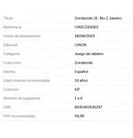 Zombicide 2E: Rio Z Janeiro Juego de mesa CMONami - details 1