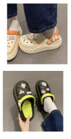 Sandalias De Plataforma Para Mujer Con Encantos Kawaii Antideslizantes EVA Para Interior Exterior Jardín Playa - details 7