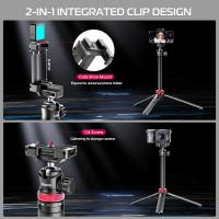 Ulanzi Trípode Universal Extensible 2-en-1 MT- 44 Compatible con Cámaras y Móvil, ajustable de 32 cm a 146 cm. Incluye cabezal de bola 360° para ángulos versátiles, zapata fría y rosca de 1/4" - details 8