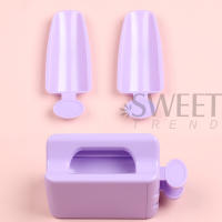 Caja De Almacenamiento Recipiente Portátil Para Uñas Doble Capa Para Reciclar Polvo De Uñas Y Colectar Lentejuelas Y Brillo Herramienta De Manicura DIY En Colores Blanco/Púrpura/Rosa - details 3