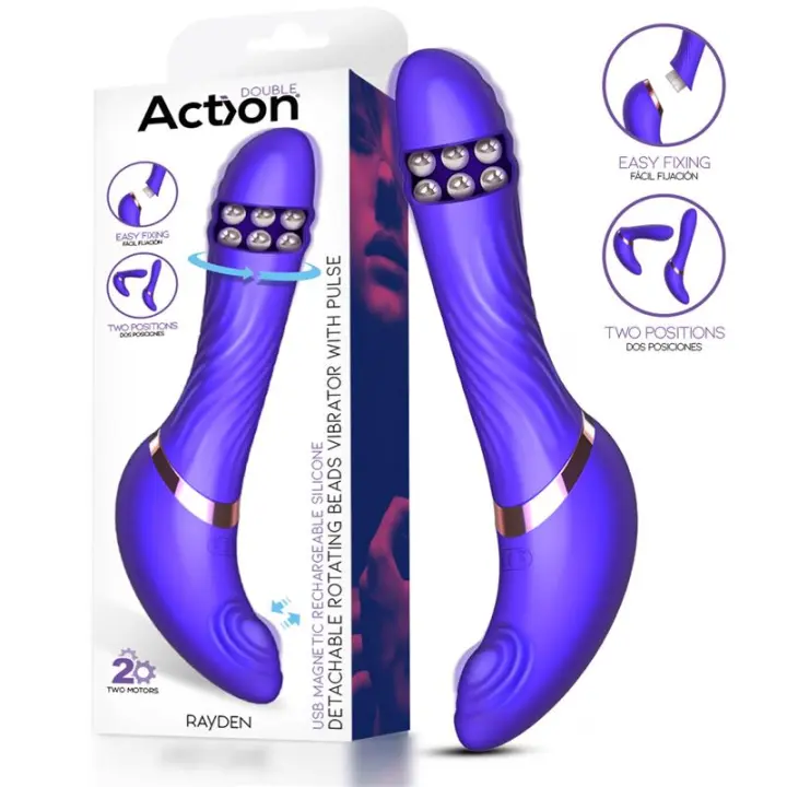 Belover Rayden Vibrador Con Pulsación Y Bolas Internas Desmontable Dos Posiciones - Juguetes Sexuales Resistente Al Agua - 1