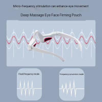 Gafas De Masaje Electrónico Para Ojos Terapia De Luz Roja EMS Alivio De La Fatiga Ocular Instrumento De Belleza Para Relax Y Reducción De Bags Y Círculos Oscuros - details 4