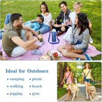 2 Pcs Water Bottle Carrier Bag, Mesh Water Bottle Pouch Water Bottle Holder with Adjustable Strap Nylon Water Bottle Sling Outdoor Accessories - details 2