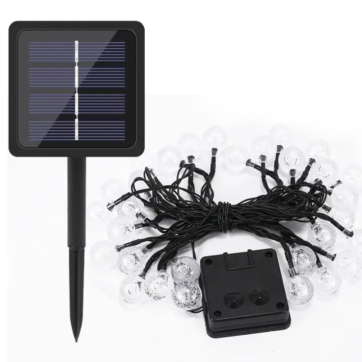 Guirnaldas Luces ExteriorSolares,Guirnalda Luces Solar Impermeable, 8 Modos Interior y Exterior Cadena de Luces Solar para Jardín, Patio, Fiesta (Blanco Calido) - 1