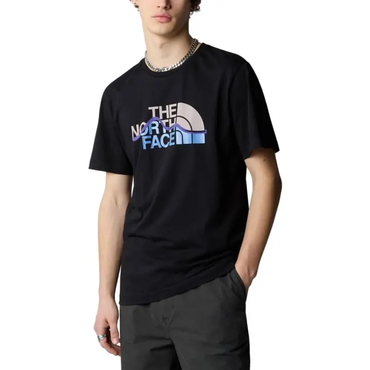 Camiseta The North Face MN Mountain Line Negro para hombre - 1