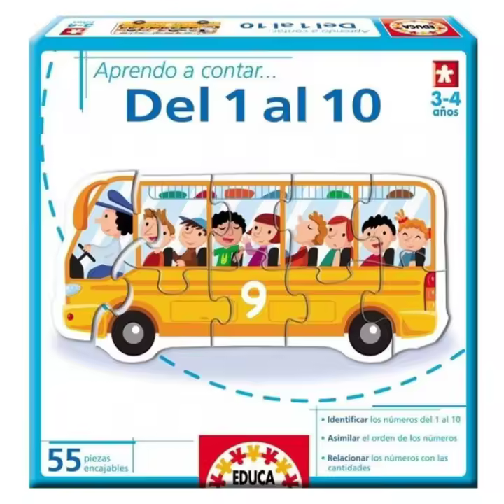 Juego Educativo Aprendo a Contar del 1 al 10 EDUCA 14233 - 1