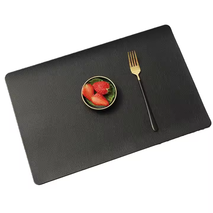 Tapete De Comedor De Cuero Antideslizante Y Impermeable Para Hoteles Y Uso Doméstico Tapete Rectangular Para Decoración De Mesa - 1