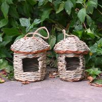Nido De Pájaros Colgante Cuadrado Sférico Tejido Creativo Para Jardín Al Aire Libre Casa De Cría Y Nidificación Accesorios Para Pájaros - details 4