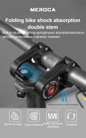 Pomo De Bicicleta Ajustable De Aluminio Para Absorción De Choques 25.4mm Para Bicicleta Plegable Manillar Doble Tabla De Bicicleta - details 0