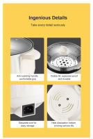 Cocina Eléctrica Individual/Doble Capa 220V Sartén No Adherente Para 1-2 Personas Olla De Arroz Y Hot Pot Electrodomésticos De Cocina - details 10