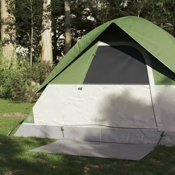 vidaXL Tienda de campaña iglú para 2 personas impermeable verde - 1