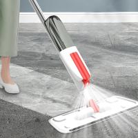 Fregona plana con PULVERIZADOR DE AGUA para el hogar, fregona en seco y húmedo para personas perezosas, fregona de lavado a mano que ahorra trabajo - details 4