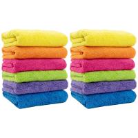 CasaSofia- PAMEX Paño Microfibra Especial Volumen 30x40-12 Unidades (6 colores x2) - details 0
