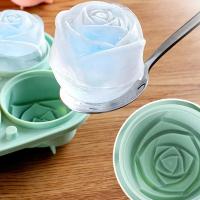 2PCS Molde De Hielo En Forma De Flor 2.5 Pulgadas Silicona Ecológica Para Cocteles Y Jugos Herramientas De Cocina Prácticas - details 7