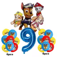„Paw Patrol“ dekoravimo rinkinys 17 gabalų