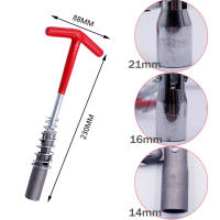 Herramienta De Remoción De Encendido Universal 14mm/16mm/21mm Con Llave De 360 Grados Rotación Soporte De Reparación Automotriz - details 18