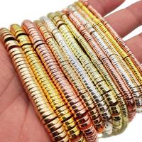 JHNBY Rosa Oro Monedas Planas Redondas Hematita 3/4/6/8mm Piedra Natural Espaciadores Cuentas Sueltas Para Hacer Joyas Pulseras DIY - details 3