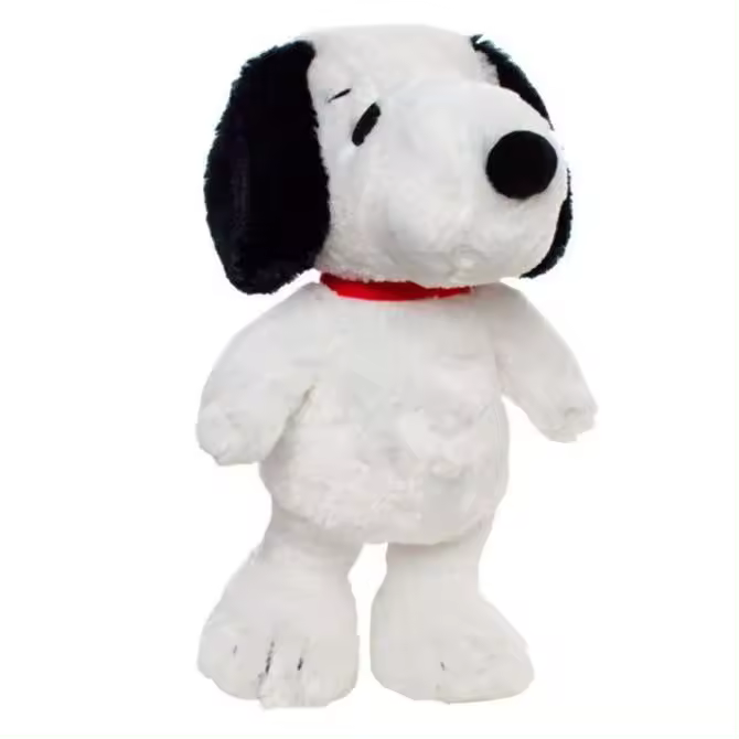 Peanuts Peluche Perro Snoopy Calidad Super Soft color blanco - 1