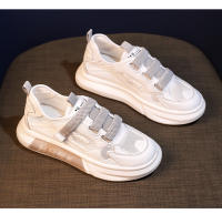 Zapatos Blancos Pequeños Transpirables Verano Suela Gruesa Antideslizante Casual Para Mujer Zapatos De Tela De Malla Cómodos Y Versátiles - details 7