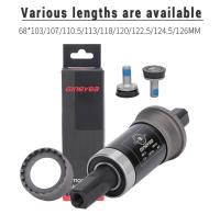 Eje Central De Bicicleta Gineyea Para Montaña Integrado Con Agujero Cuadrado Plegable 103-126mm Material De Acero Para Mountain Bike - details 5